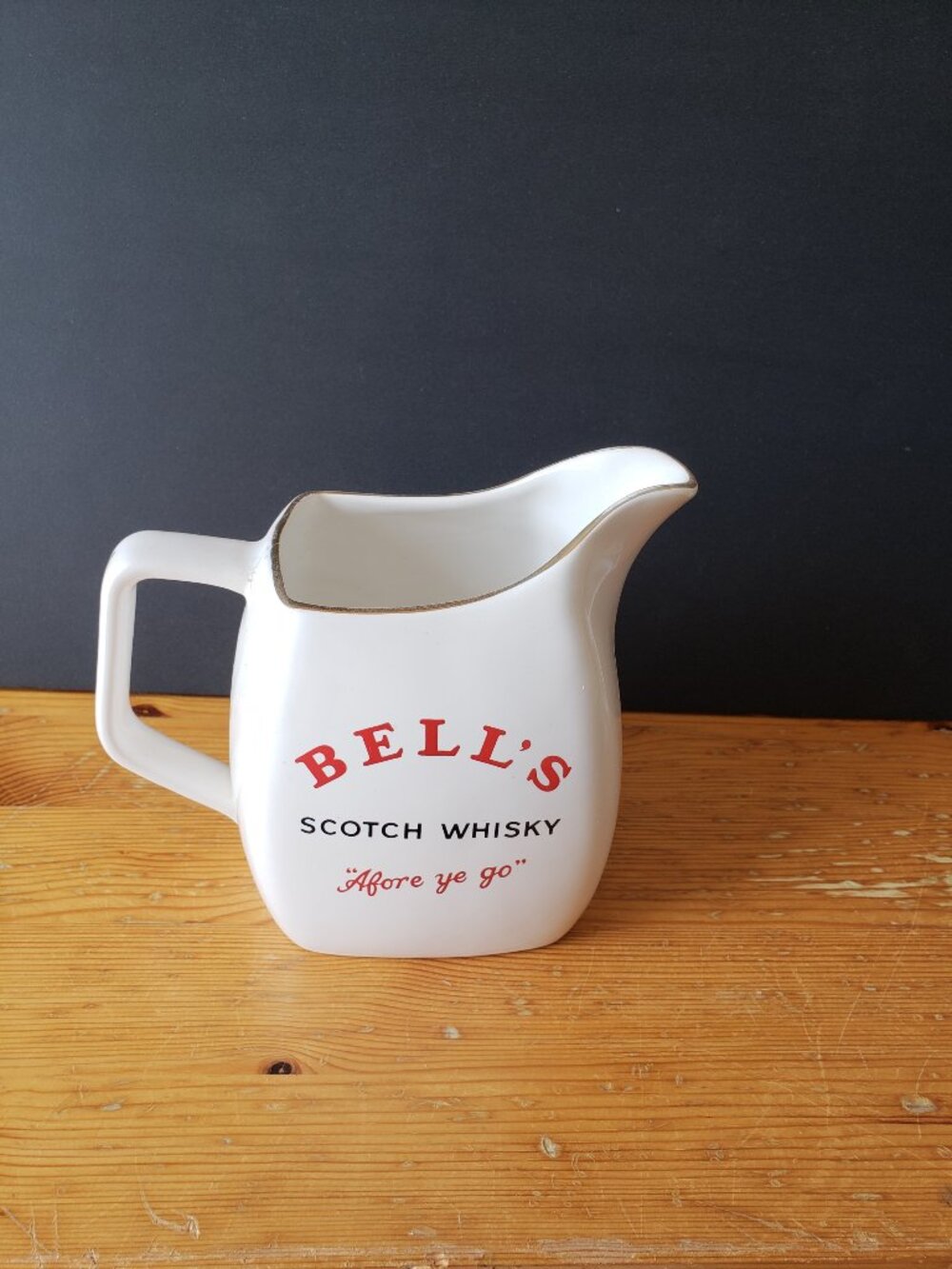 Vintage Bell's Scotch Whiskey Water Jug- Wade Pitcher(England)